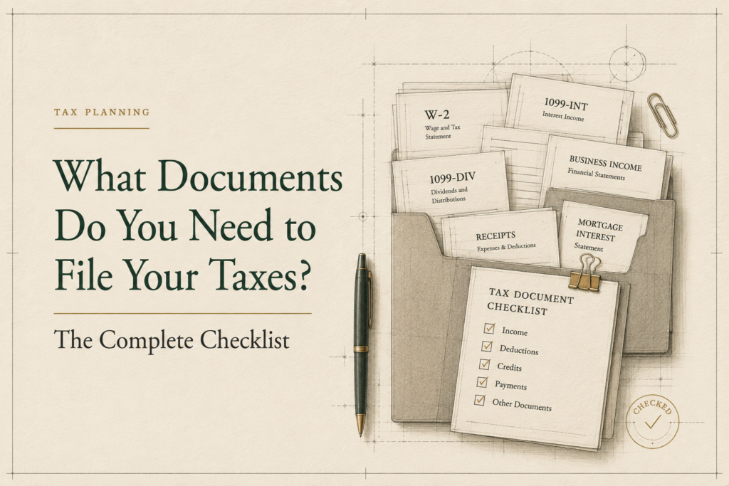 What Documents Do You Need to File Your Taxes The Complete Checklist